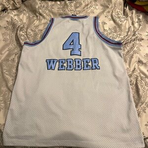 Nike Kings Light Blue and White #4 Jersey
